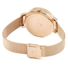 Load image into Gallery viewer, 3D Bee Grey &amp; Rose Gold Mesh Watch