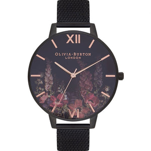 After Dark Matte Black & Rose Gold Watch