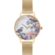 Load image into Gallery viewer, English Garden Gold Mesh Watch