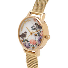 Load image into Gallery viewer, English Garden Gold Mesh Watch